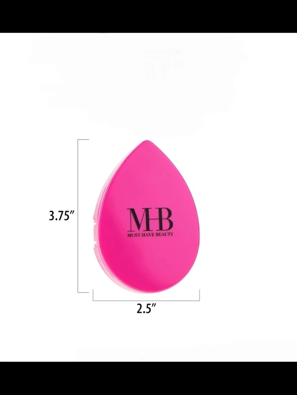 Must Have Beauty 2-in-1 Makeup Puff/Sponge With Plastic Container BNIB
